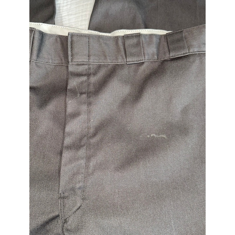 Dickies‎ 874 Original Fit Work Pants Men's Gray Flat Front Trousers - Picture 4 of 4